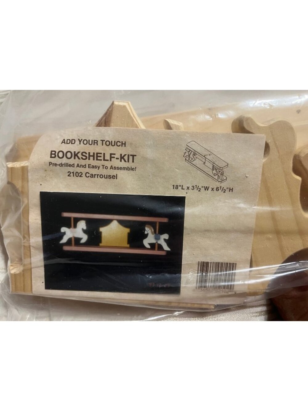 Add Your Touch BooksAdd Your Touch Bookshelf Kit - Carrousel Design - Wood Craft
